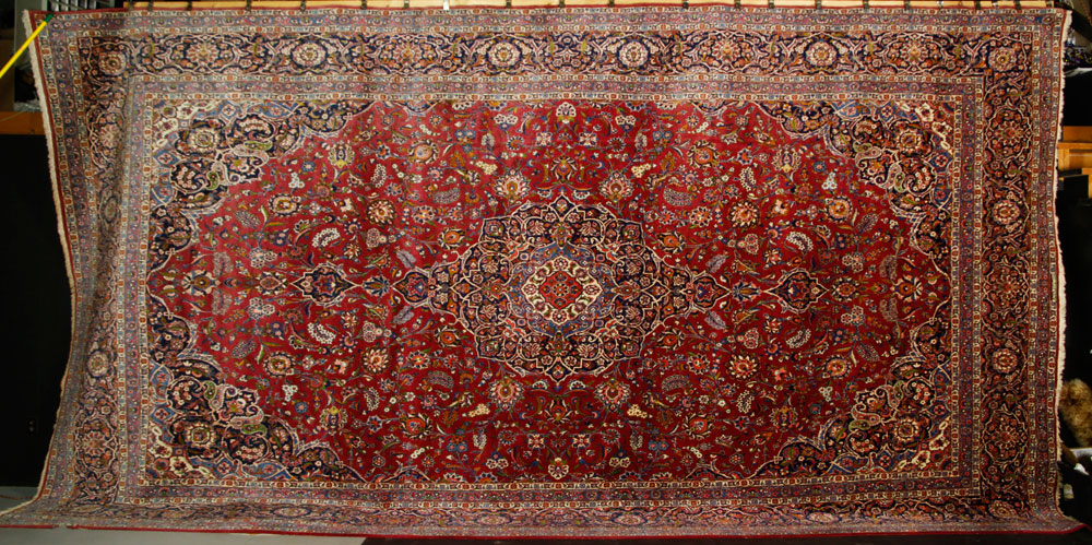 Appraisal: - Palace Size Persian Carpet Palace size Persian carpet rose