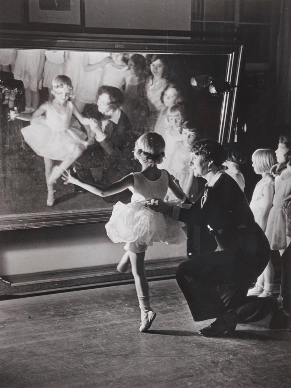 Appraisal: ALFRED EISENSTAEDT American - First Lesson at the Truempy Ballet