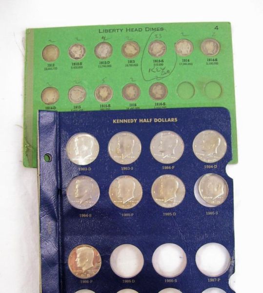 Appraisal: Kennedy Halves Barber Dimes - Key Rare Dates Includes Kennedy