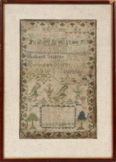 Appraisal: AMERICAN SAMPLER BY MARY STURDY AMERICAN SAMPLER BY MARY STURDY