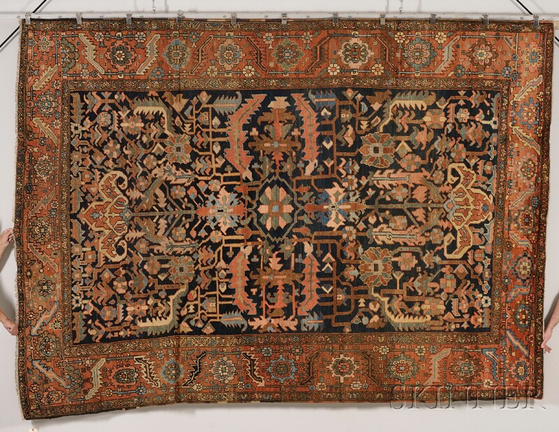 Appraisal: Heriz Carpet Northwest Persia late th early th century even