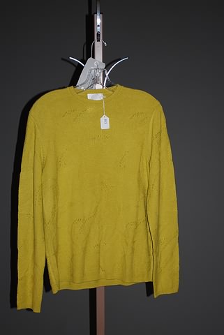 Appraisal: CHADO Chartreuse cashmere long sleeve knit top Size L Neiman