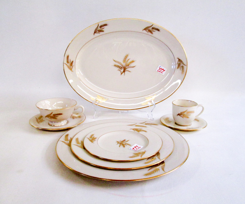 Appraisal: LENOX HARVEST CHINA SET one hundred four pieces comprised of