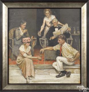 Appraisal: Attrib to Joseph Leyendecker American - Attributed to Joseph Leyendecker