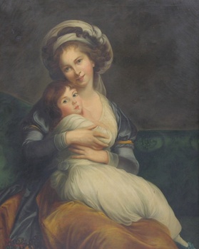 Appraisal: After Mme Vigee-Lebrun signed by A U Fitch A well-painted