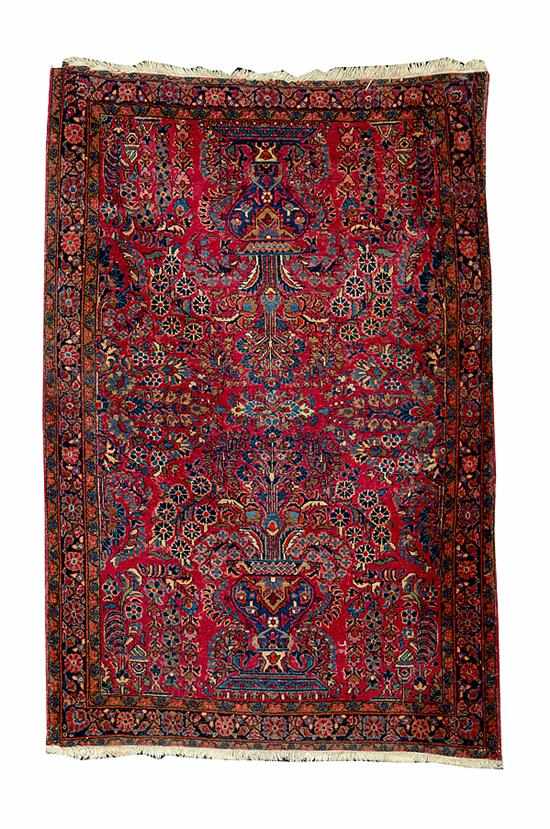 Appraisal: Antique Persian Sarouk carpet circa ' '' x ' ''