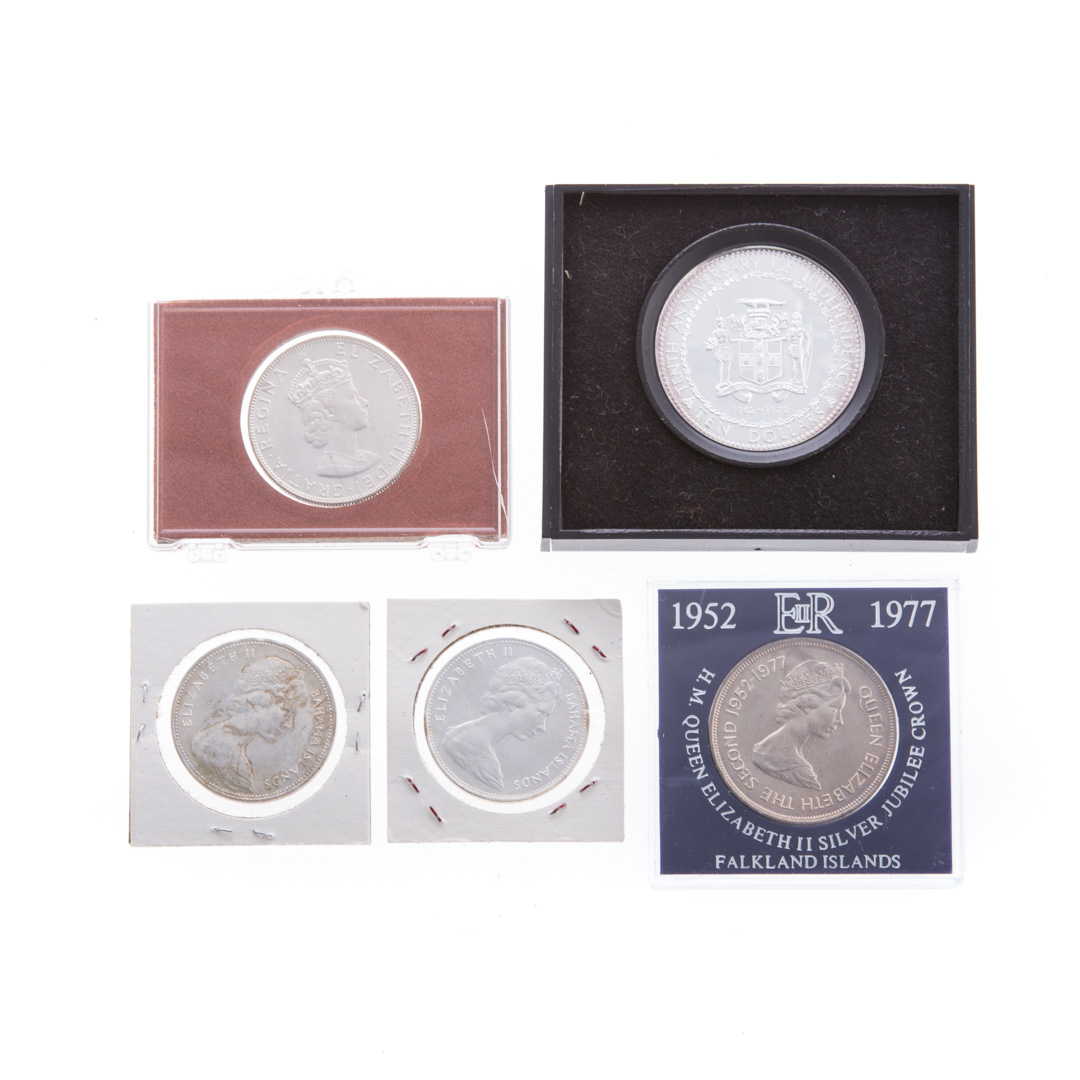 Appraisal: World UK Commonwealth Coins several British commonwealth coins comprising Jamaica