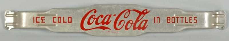 Appraisal: Aluminum Coca-Cola Door Push Description Circa s Condition Excellent Size