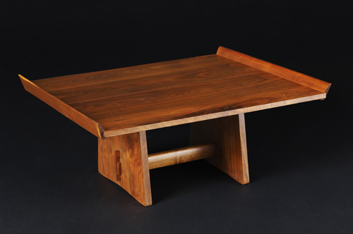 Appraisal: GEORGE NAKASHIMA Exceptional walnut Milkhouse table From the original owner