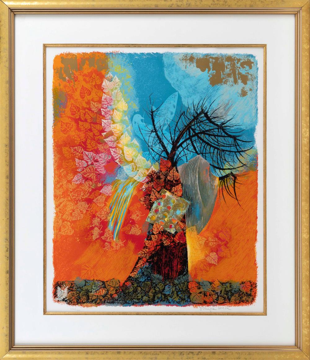 Appraisal: SHRAGA WEIL ISRAEL - PHOENIX BIRD LEGEND I SERIGRAPH X