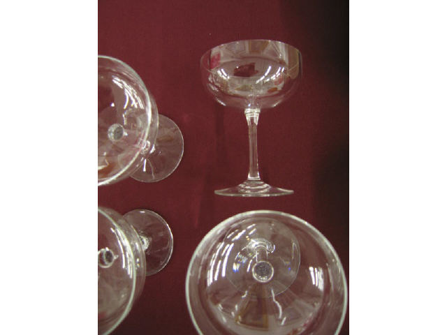 Appraisal: Set of Baccarat Crystal Wine Glasses signed