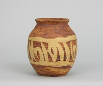 Appraisal: Pottery Vase by Sam Calder ca mid- th Century Smalll