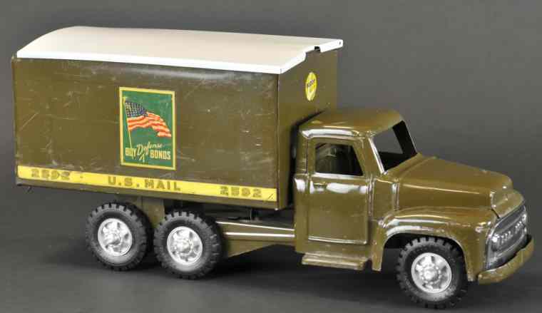 Appraisal: BUDDY 'L' U S MAIL TRUCK Pressed steel painted in