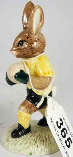 Appraisal: Royal Doulton Bunnykins Figure Goalkeeper DB Limited Edition pcs