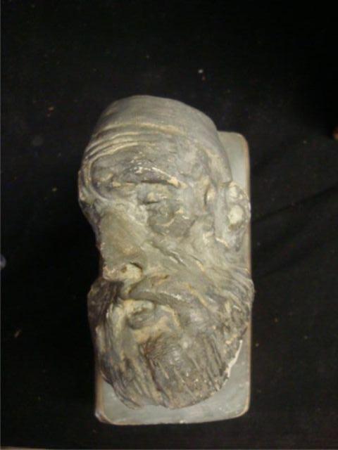 Appraisal: STEIN Modest Plaster Bust of Holocaust Victim Signed on the