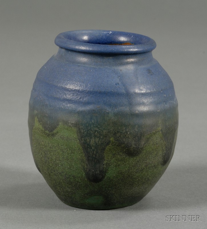 Appraisal: Small Newcomb College Pottery Jar Clay with matte glaze New