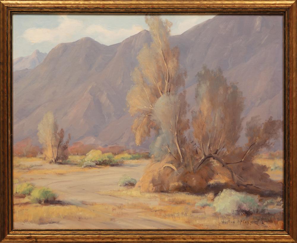 Appraisal: Wilton Charles McCoy American - Desert Landscape oil on canvas