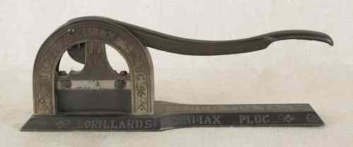 Appraisal: Iron Lorillards Climax Plug tobacco cutter th c l