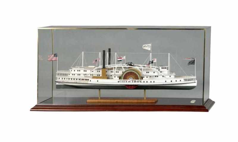 Appraisal: Steamboat City Of Troy Model Description Built by R Stewart