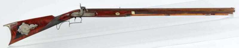 Appraisal: Philadelphia Half-Stock Rifle by Robertson Description Overall length Barrel length