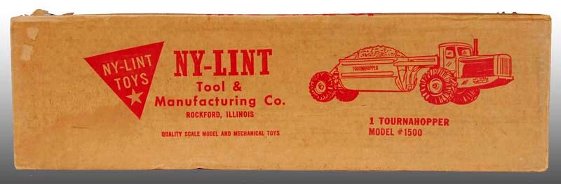 Appraisal: Ny-Lint Pressed Steel Tournahopper Toy Truck Description Box - ''