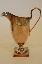 Appraisal: SHEFFIELD PLATE HELMET JUG