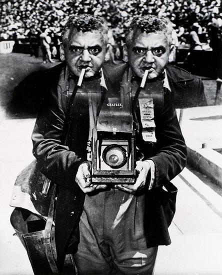 Appraisal: Weegee - The Two Headed Photographer ca Gelatin silver print