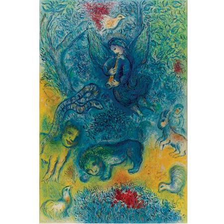 Appraisal: After Marc Chagall THE MAGIC FLUTE Color lithograph by Charles