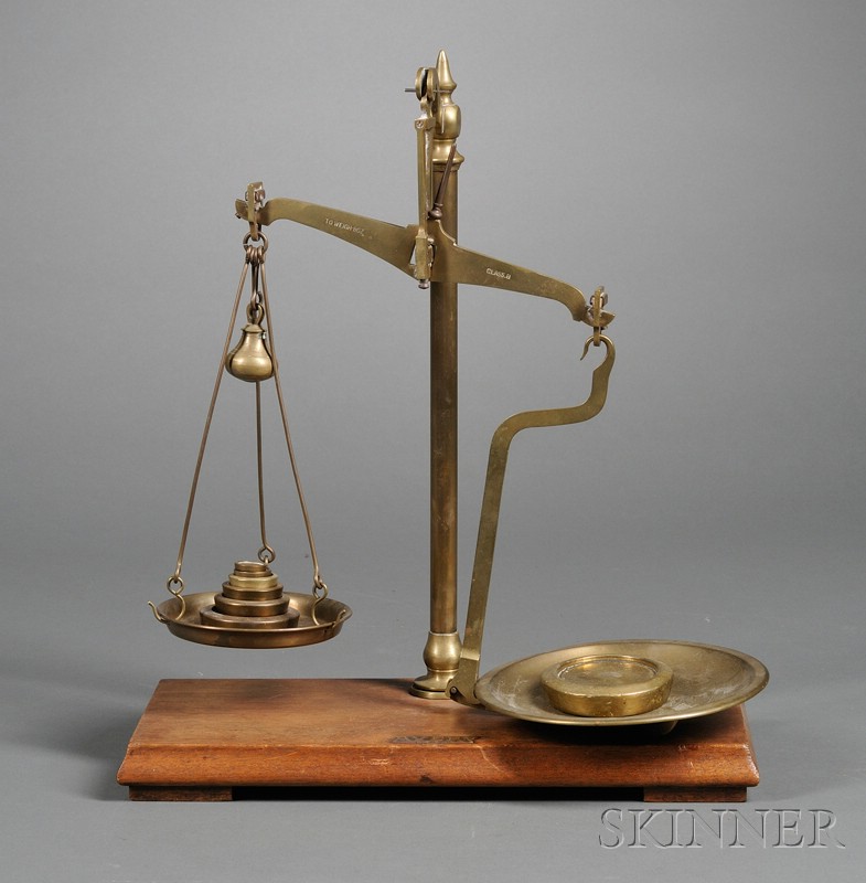 Appraisal: Brass Balance Scale by W T Avery Ltd Birmingham with