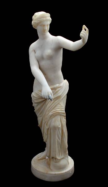 Appraisal: A marble figure of Psyche restorations losses height in