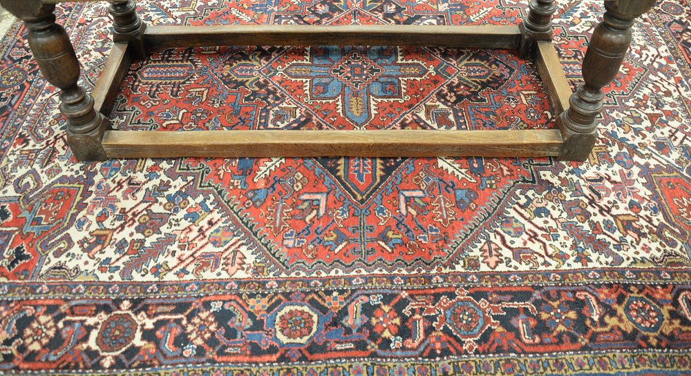 Appraisal: Heriz Oriental Carpet ' x ' Heriz Oriental Carpet '