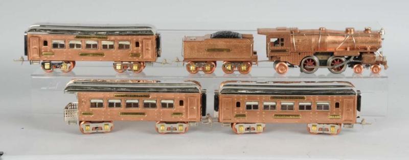 Appraisal: Ives O-Gauge Major H O D Seagraves Passenger Set Description