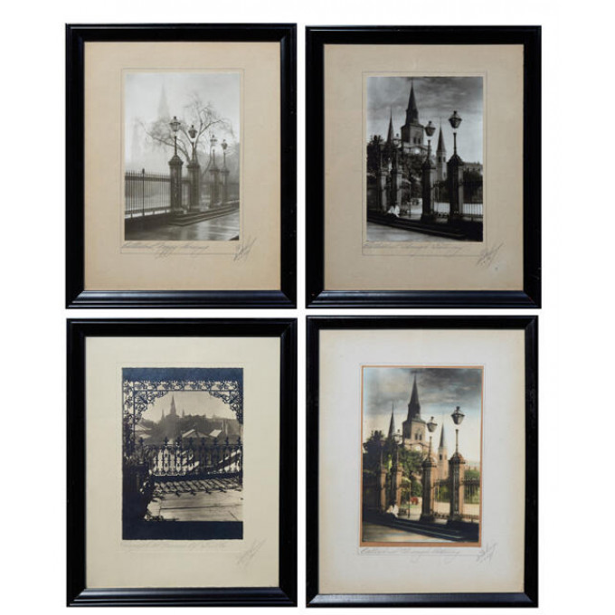 Appraisal: Eugene Delcroix - New Orleans Group of photographs black and