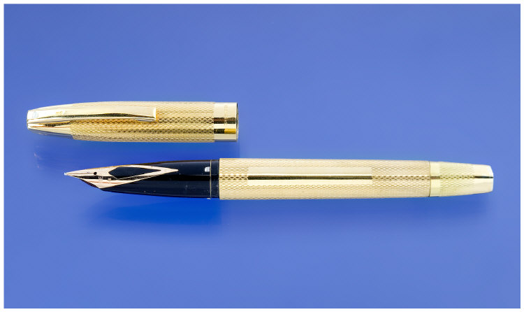 Appraisal: Sheaffer Masterpiece Imperial Touchdown Fountain Pen In k gold fine