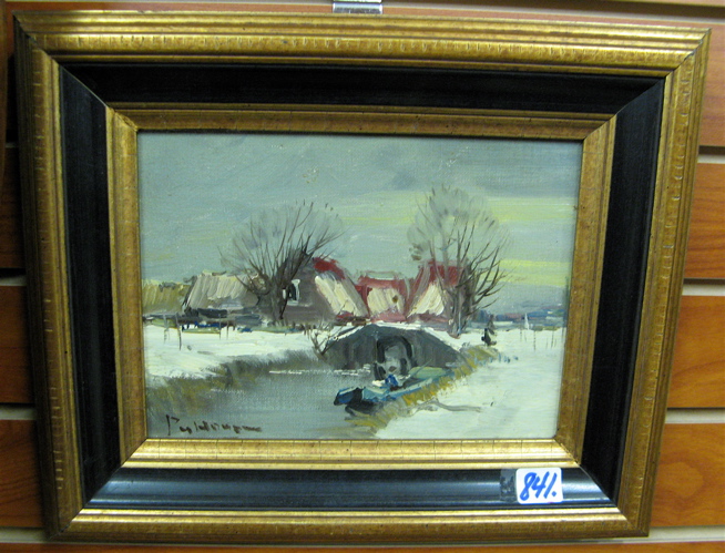 Appraisal: PETER VAN HUME OIL ON WOOD PANEL Dutch th century