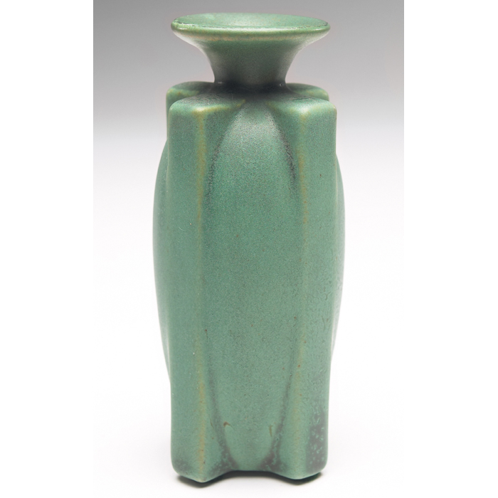 Appraisal: Teco vase designed by William Gates covered in a good