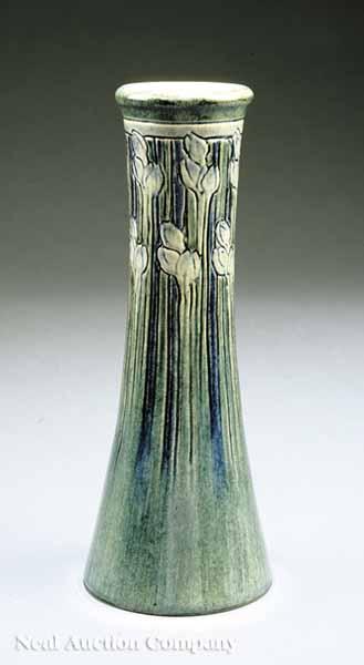 Appraisal: A Newcomb College Art Pottery High Glaze Vase decorated by