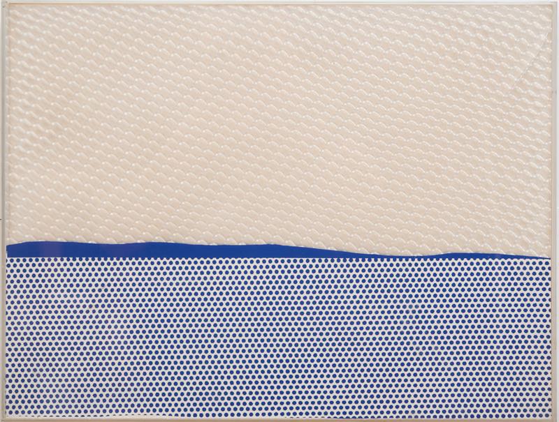 Appraisal: ROY LICHTENSTEIN - SEASCAPE I FROM NEW YORK TEN Screenprint