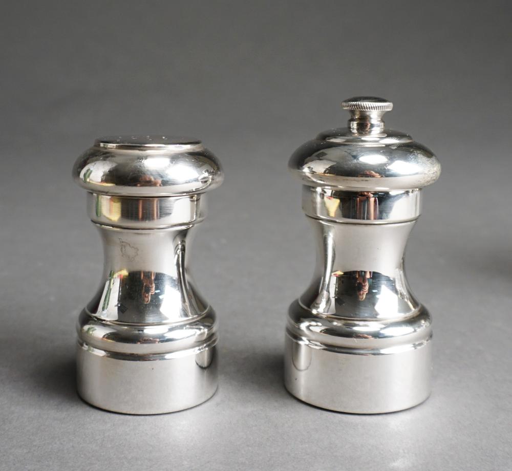 Appraisal: PAIR OF CARTIER STERLING SILVER MOUNTED SALT SHAKER AND PEPPER