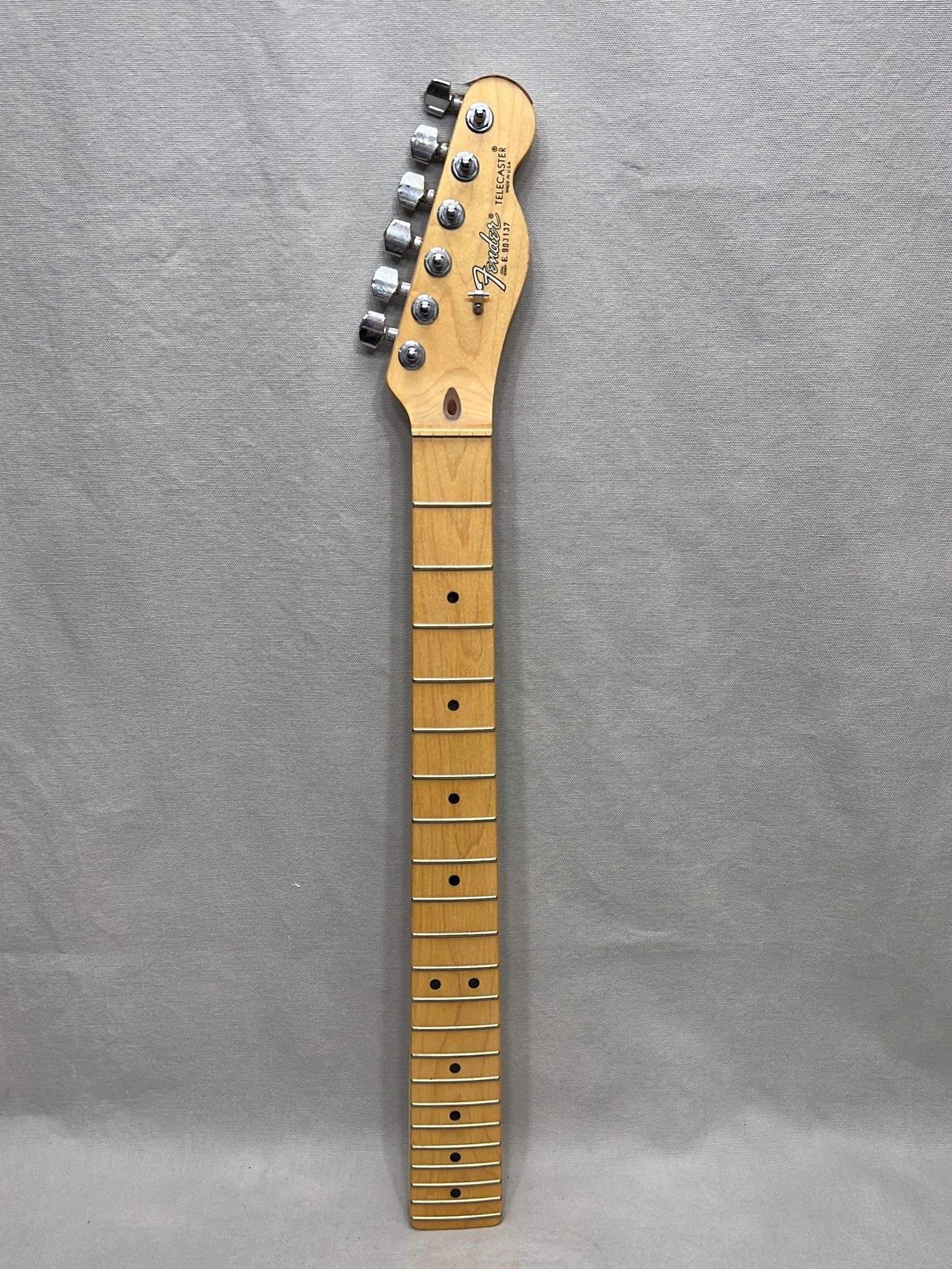 Appraisal: Fender maple tele neckFender maple tele neck All guitars and