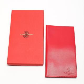 Appraisal: Hotel Plaza Athenee Red Leather Passport Wallet With slots for