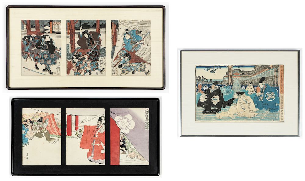 Appraisal: Fine Collection of Framed Japanese Prints Fine Collection of Framed