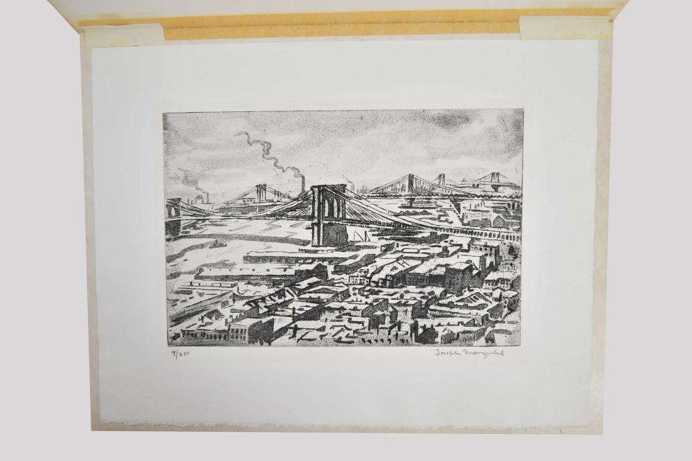 Appraisal: Bridges Signed and numbered in pencil Etching and Aquatint Image