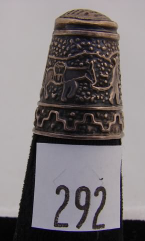 Appraisal: Scenic design thimble