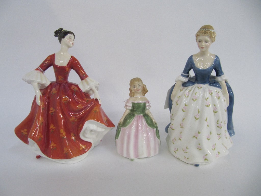 Appraisal: Three Doulton figures to include Penny HN Alison HN and