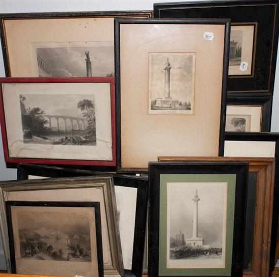 Appraisal: Baltimore Landmarks Large group of prints including monuments buildings etc