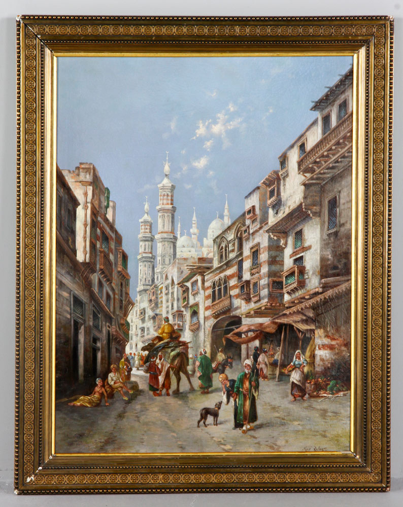 Appraisal: - Rabes Street of Cairo Max Friedrich Rabes German -