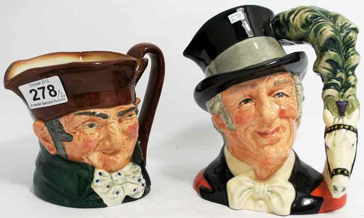 Appraisal: Royal Doulton Large Character Jugs Old Charlie D and The