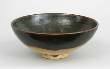 Appraisal: A Sung Dynasty Style Phosphatic Glaze Bowl A well potted