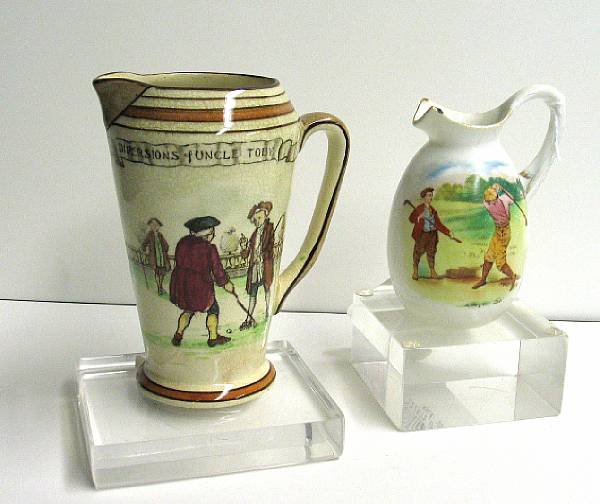 Appraisal: A Doulton Uncle Toby Series Old English Games milk jug